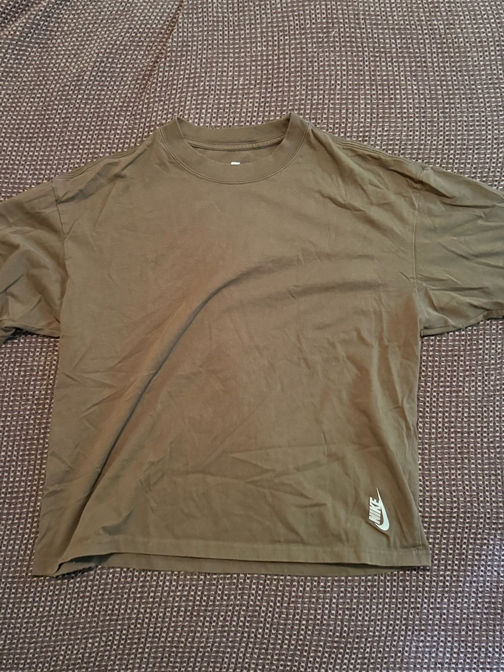 Nike Men’s Short Sleeve Crew Tee — Brown